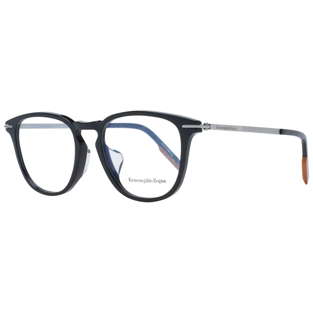 Ermenegildo Zegna Black Men Glasses Frame - Eyeglasses
