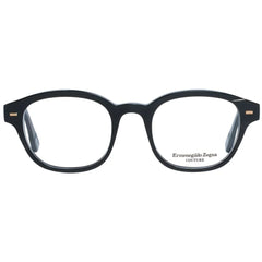 Ermenegildo Zegna Black Men Glasses Frame - Eyeglasses