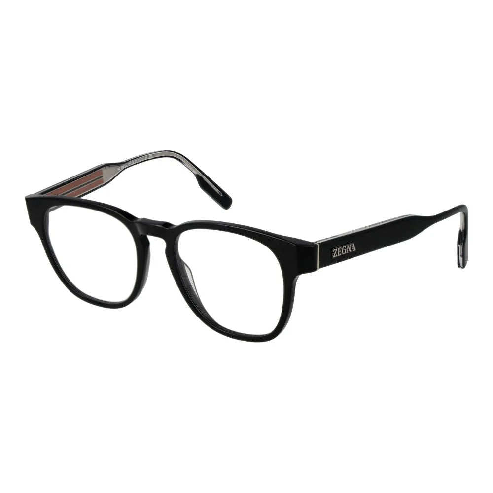 Ermenegildo Zegna Black Men Glasses Frame - Eyeglasses