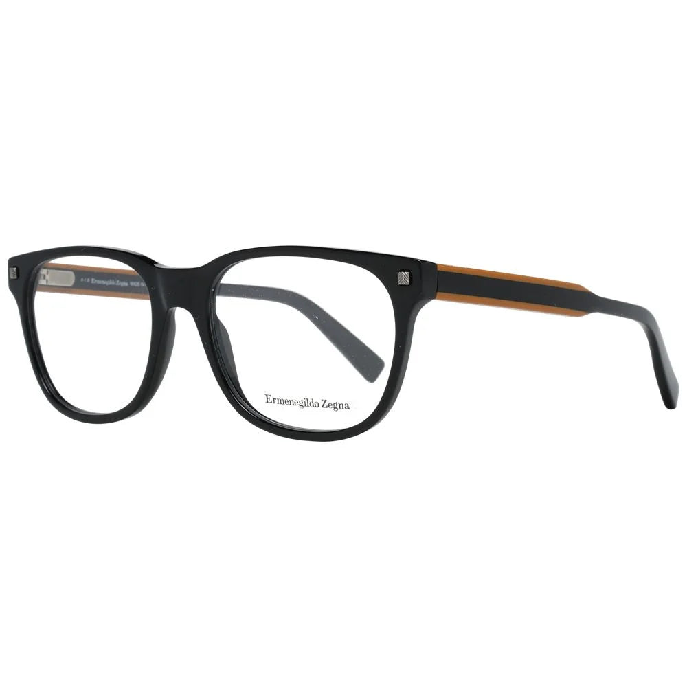 Ermenegildo Zegna Black Men Glasses Frame - Eyeglasses