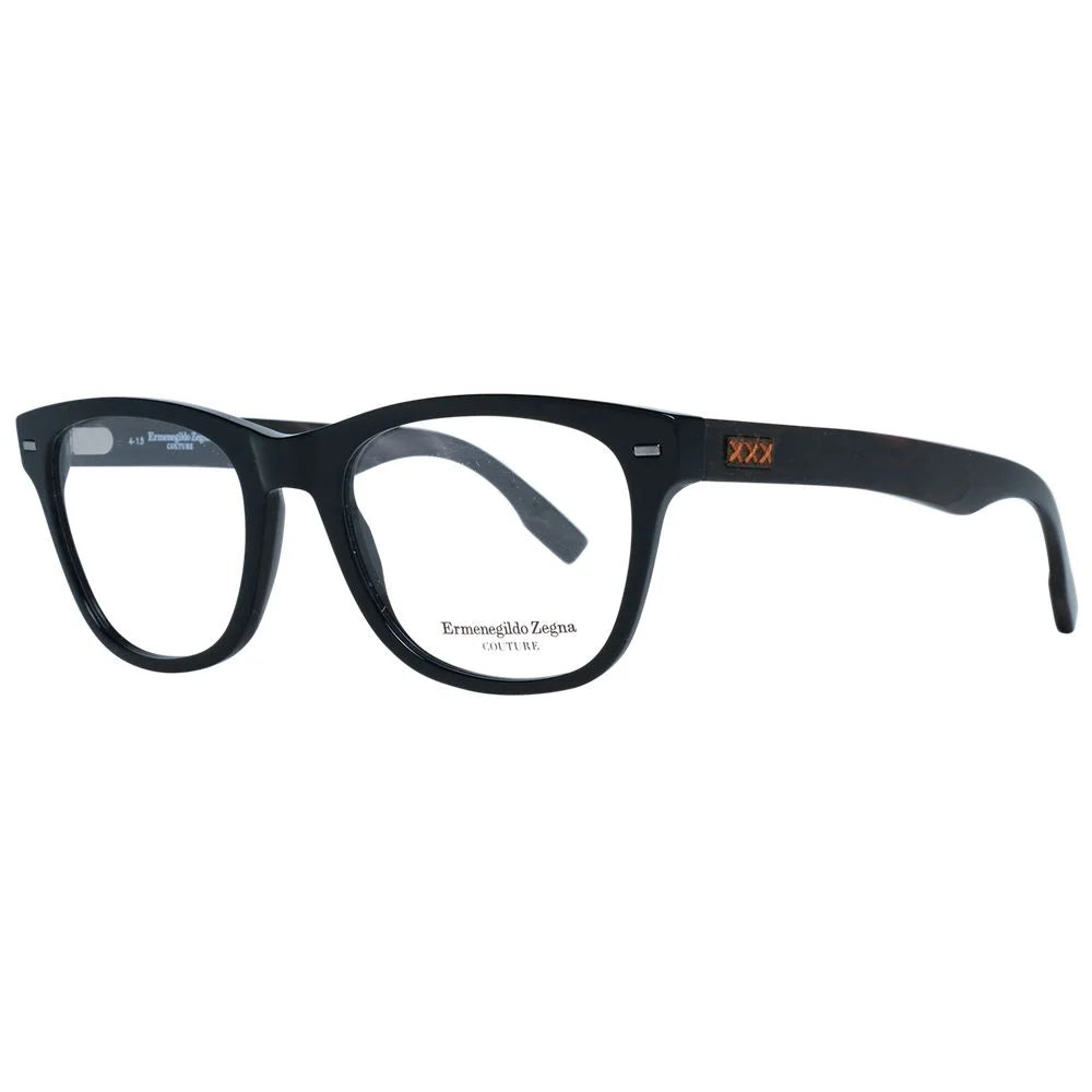 Ermenegildo Zegna Black Men Glasses Frame - Eyeglasses