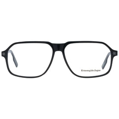 Ermenegildo Zegna Black Plastic Glasses (Frames)