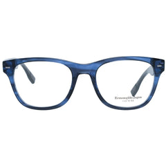 Ermenegildo Zegna Blue Men Glasses Frame - Eyeglasses