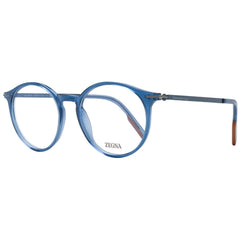 Ermenegildo Zegna Blue Men Glasses Frame - Eyeglasses