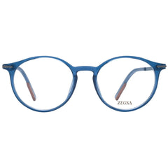 Ermenegildo Zegna Blue Men Glasses Frame - Eyeglasses