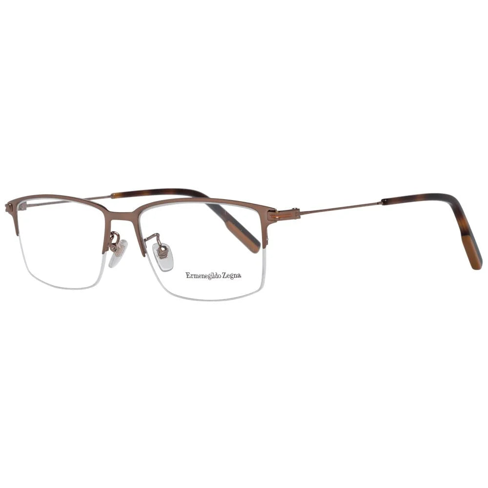 Ermenegildo Zegna Bronze Men Glasses Frame - Eyeglasses