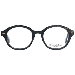 Ermenegildo Zegna Brown Men Glasses Frame