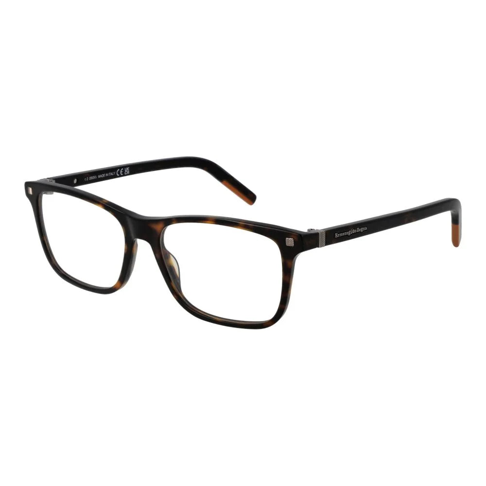 Ermenegildo Zegna Brown Men Glasses Frame - Eyeglasses