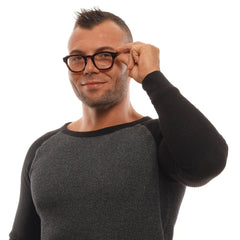 Ermenegildo Zegna Brown Men Glasses Frame - Eyeglasses