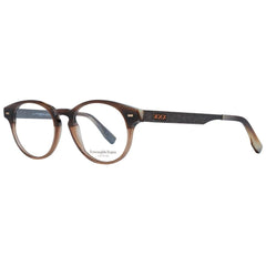 Ermenegildo Zegna Brown Men Glasses Frame - Eyeglasses