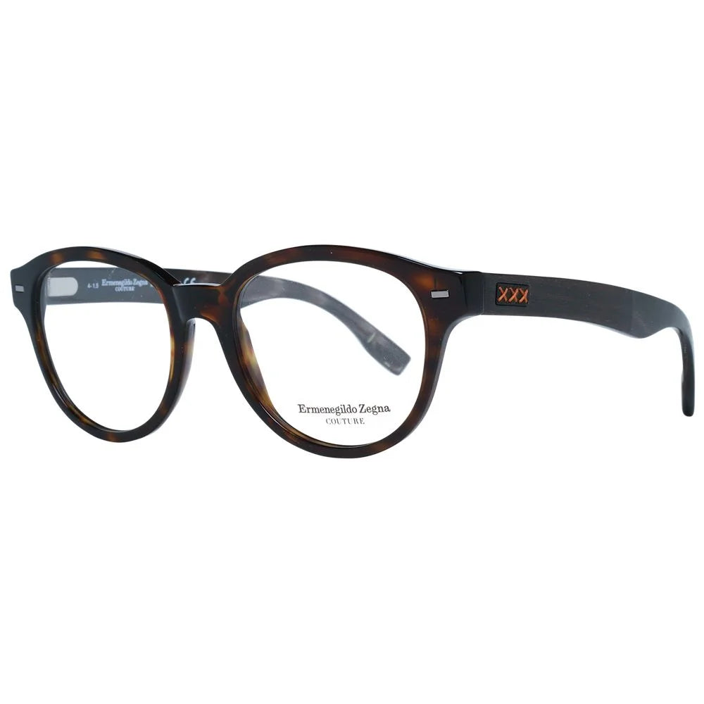 Ermenegildo Zegna Brown Men Glasses Frame - Eyeglasses