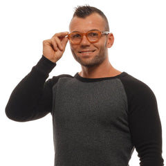 Ermenegildo Zegna Brown Men Glasses Frame - Eyeglasses