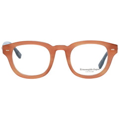 Ermenegildo Zegna Brown Men Glasses Frame - Eyeglasses