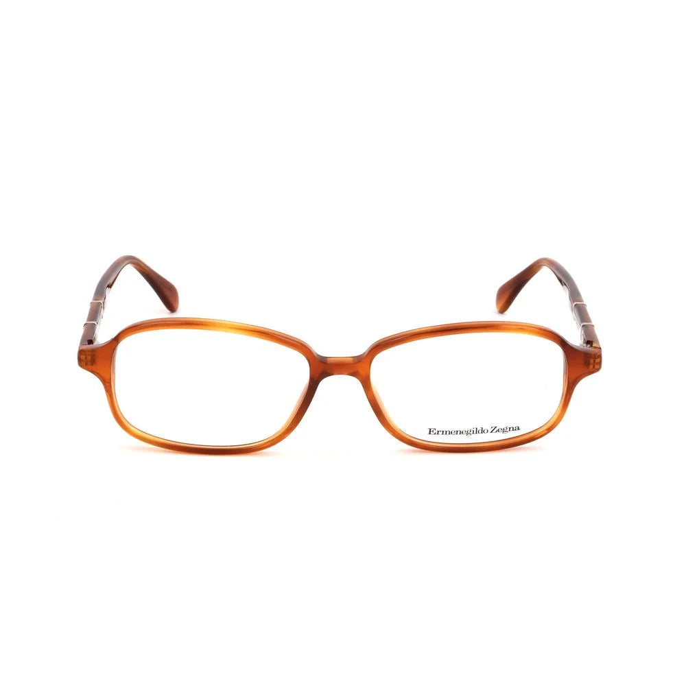 Ermenegildo Zegna Brown Plastic Frames - Eyeglasses
