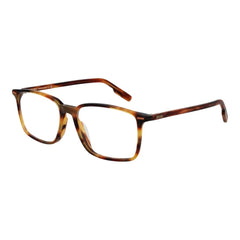 Ermenegildo Zegna Brown Unisex Glasses Frame - Eyeglasses