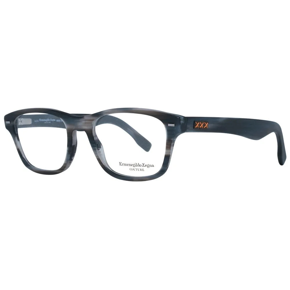 Ermenegildo Zegna Gray Men Glasses Frame - Eyeglasses