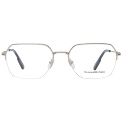 Ermenegildo Zegna Silver Men Glasses Frame - Eyeglasses