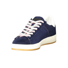 Esercito 1659 Blue Leather Men Sneaker - Sneakers