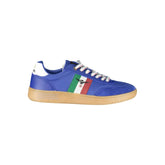 Esercito 1659 Blue Leather Men Sneaker - Sneakers