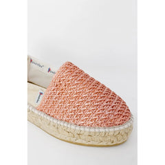 Espadrilles Multicolor Linen Platform Pumps - EU39/US9