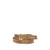 Etro Beige Calf Leather Bos Taurus Regular Belt - 90 cm / 36 Inches