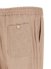 Etro Beige Linen Joggers (Workout Pants)