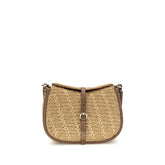 Etro Beige Raffia Shoulder Bag