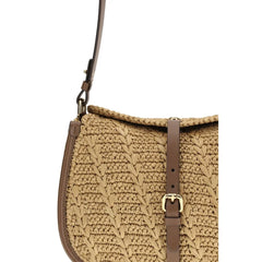 Torebka na ramie Etro Beige z raffii