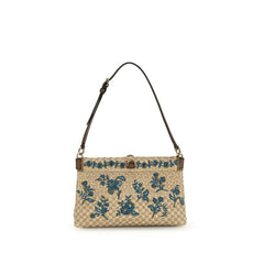 Etro Beige Viscose Shoulder Bag