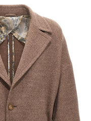 Etro Beige Wool Coat - IT46 | S