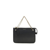 Etro Black Calf Leather Bos Taurus Clutch Bag