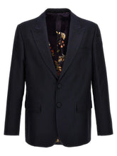 Etro Blue Cotton Blazer