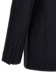 Etro Blue Cotton Blazer