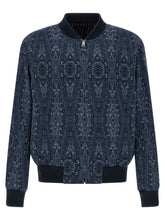 Etro Blue Cotton Bomber
