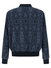 Etro Blue Cotton Bomber