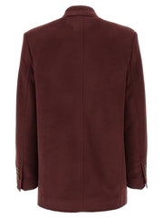 Etro Bordeaux Wool Blazer - IT36 | S