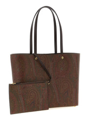 Etro Brown Cotton Tote Bag