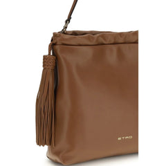 Etro Brown Lamb Ovis Aries Aries Shoulder Bag