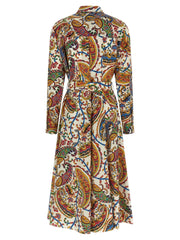 Etro Multicolor Cotton Midi Dress - IT46