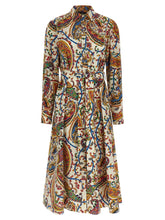 Etro Multicolor Cotton Midi Dress - IT46