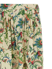 Etro Multicolor Cotton Mini Skirt