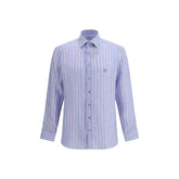 Etro Multicolor Linen Pattern Shirt