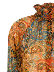 Etro Multicolor Silk Blouse