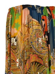 Etro Multicolor Silk Casual Pants - IT42