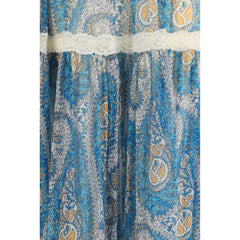 Etro Multicolor Silk Long Skirt - IT40 | M
