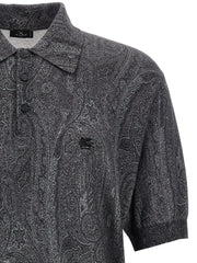 Etro Multicolor Silk Polo Shirt