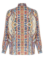 Etro Multicolor Viscose Blouse - L