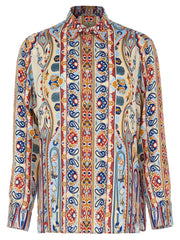 Etro Multicolor Viscose Blouse - L