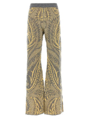 Etro Multicolor Wool Flared Pants - IT38