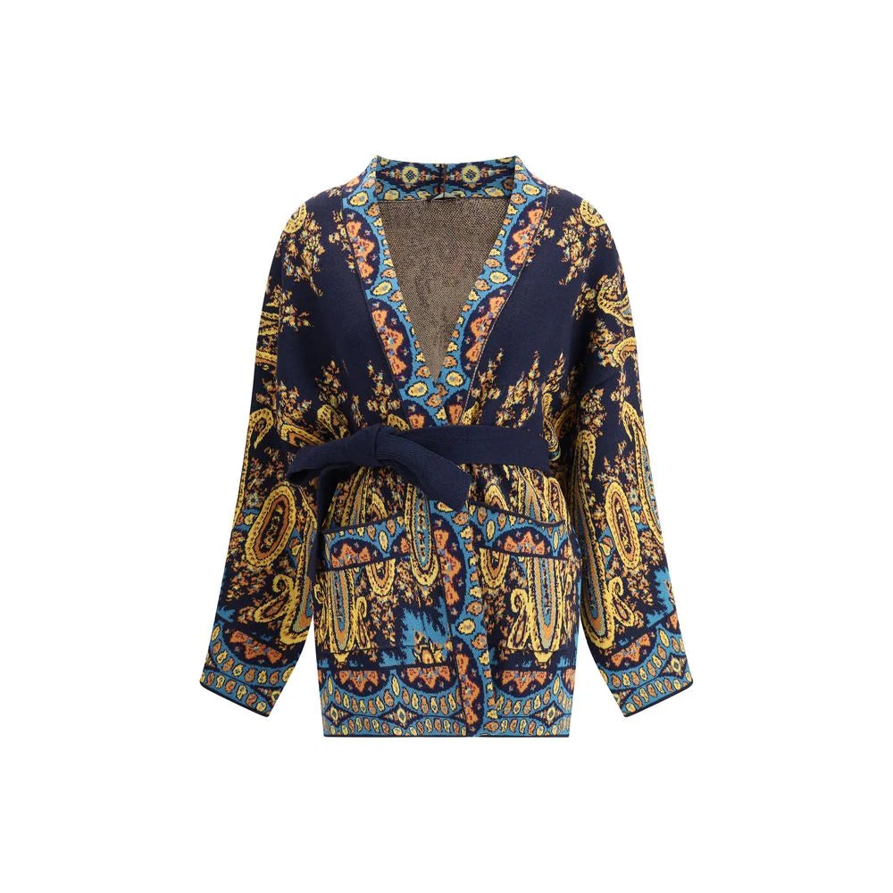 Etro Multicoloured Cardigan - M - Cardigans